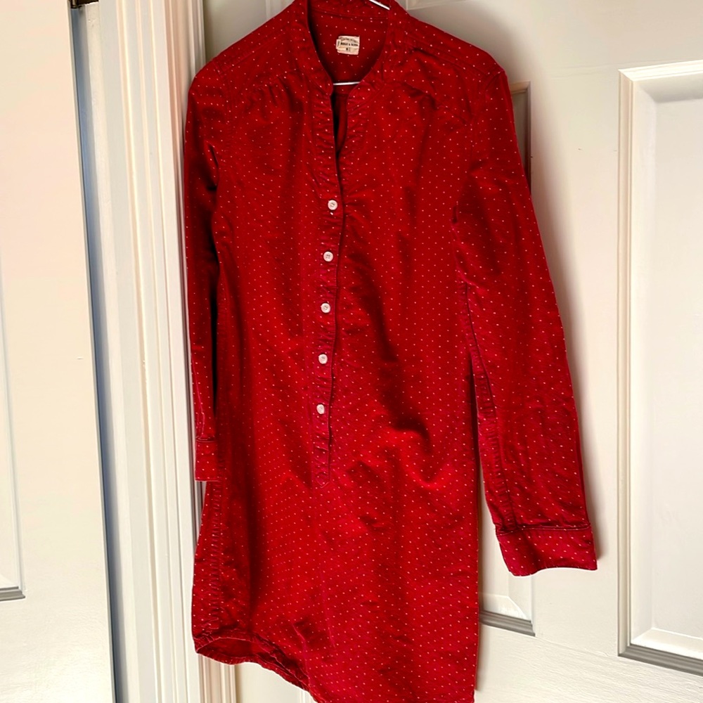 Flannel mini dress